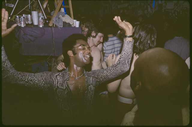 Dance at Gay Activists Alliance Firehouse, 1971. Photo by Diana Davies.<br/>